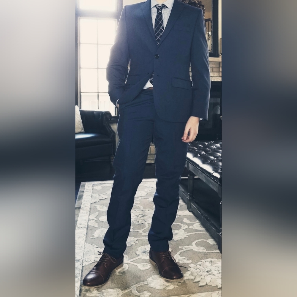 Boys Sz. 16 Ralph Lauren Navy Suit Set